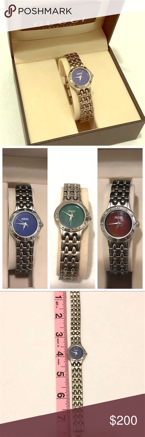 gucci color changing watch.